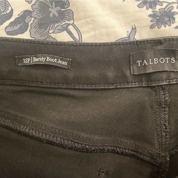 Talbots Barely Boot Jeans in Black - Picture 6 of 11